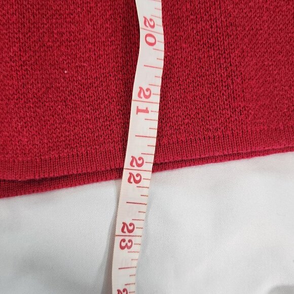 EDDIE Bauer Zip Up Jacket Snowflakes down Sleeve Size Medium Petite Lot D - Picture 4 of 6